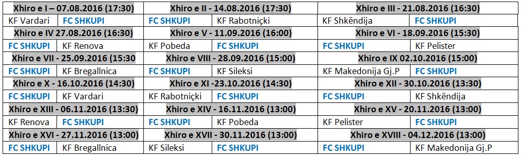 Shorti i FC Shkupi